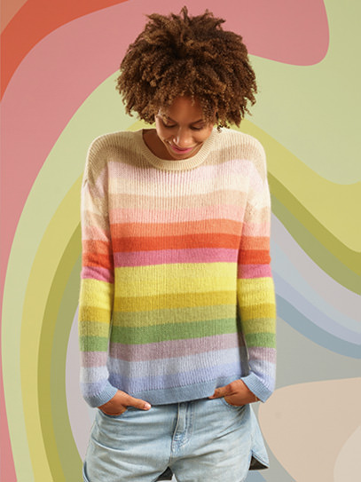 Sweater „Lucie Pastel-Stripes“  
