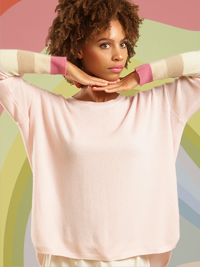 Sweater „Bluna Stripy Wrists“  