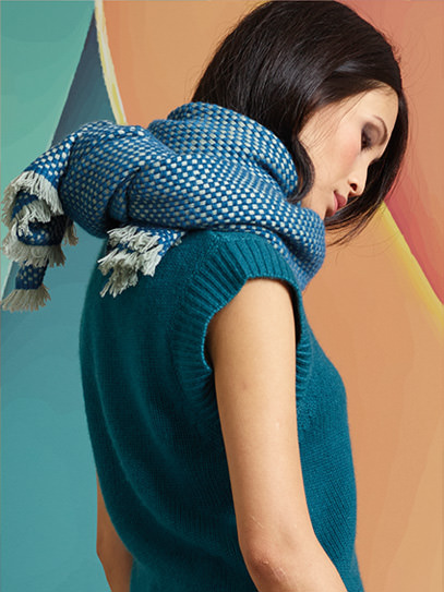 Sweater „Amalia“, Shawl „Cortina“