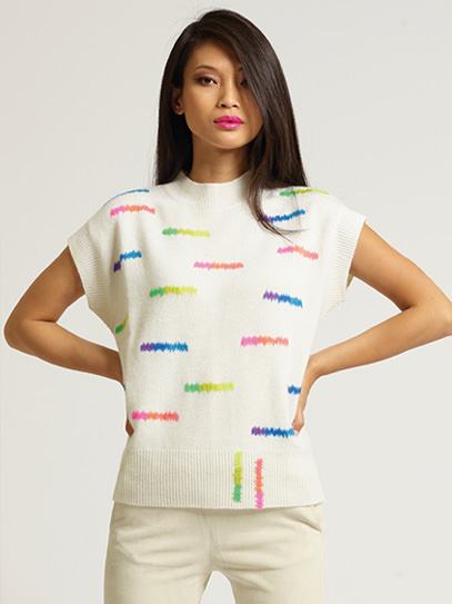 Sweater „Tasha Streamer neon“