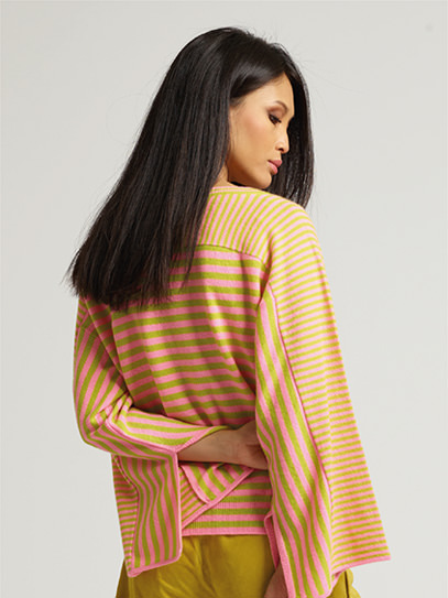 Sweater „Coon longsleeve neon-stripes“