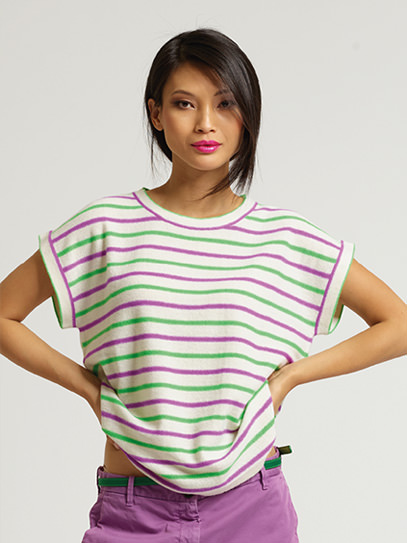 Sweater „Ludovica  neon-stripes“ 