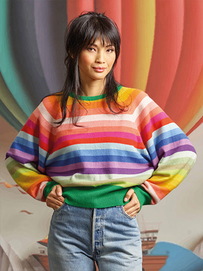 Sweater „Valerie“ Stripes multi summer 24