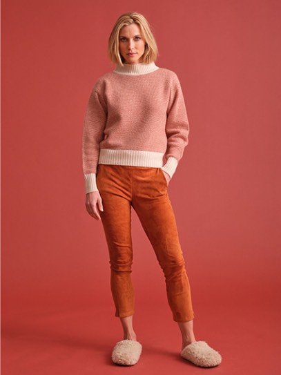 Sweater „Dori“ Turtleneck  bicolor