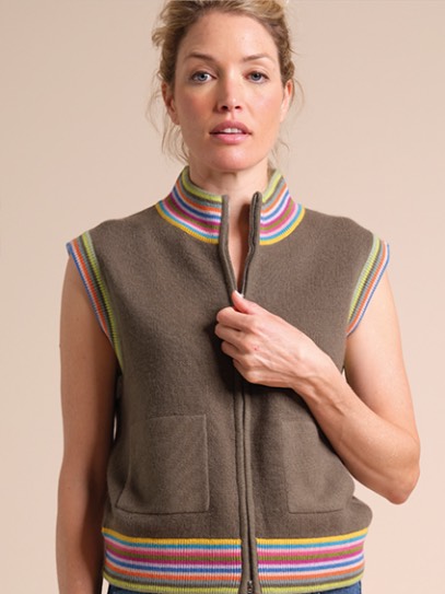 Vest „Solid Jaquard“