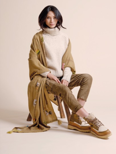Sweater&bdquo;Emilia&ldquo;; Plaid &bdquo;Holiday&ldquo; Safari