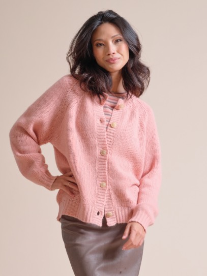 Cardigan &bdquo;Cloud&ldquo;; Sweater &bdquo;Nunu&ldquo; stripes