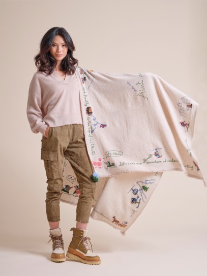 Sweater &bdquo;Vala&ldquo;; Plaid &bdquo;Holiday&ldquo; Mountain