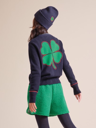 Cardigan &bdquo;Gwin Shamrock&ldquo; La Forestière; Hat &bdquo;Ali low&ldquo; Shamrock 