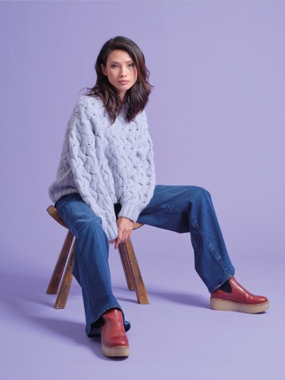 Sweater &bdquo;Lotta&ldquo; handknit