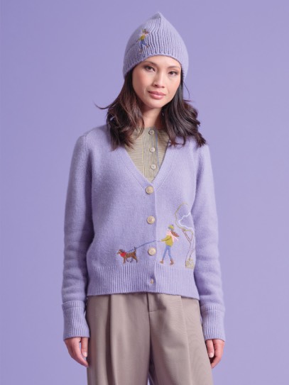 Cardigan &bdquo;Gwin Dogwoman&ldquo;; Hat &bdquo;Pauli Dogwoman&ldquo;