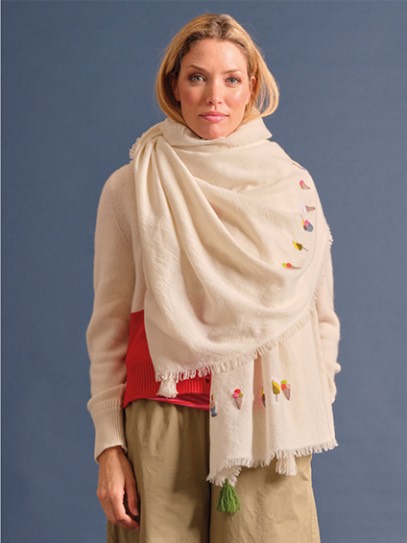 Cardigan &bdquo;Gwin&ldquo; Icecream; Sweater &bdquo;Nunu&ldquo; Stripes; Shawl &bdquo;Icecream&ldquo;