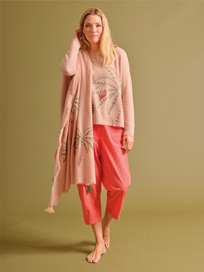 Sweater &bdquo;Emmi&ldquo; Orangutan;Shawl &bdquo;Orangutan&ldquo;