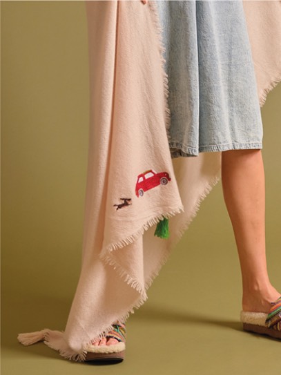 Shawl &bdquo;Fiat 500&ldquo;