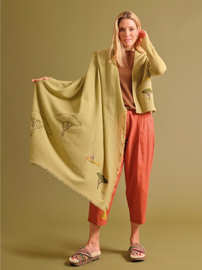 Cardigan &bdquo;Chica&ldquo; Airplane;Sweater &bdquo;Nunu&ldquo; Stripes;Shawl &bdquo;Airplane&ldquo;
